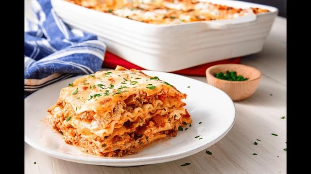 Baked Lasagna.