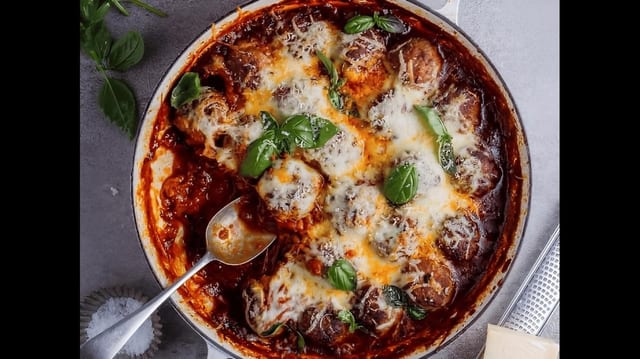 Mikes Baked Meatballs.