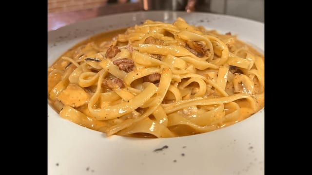Pasta Carbonara.